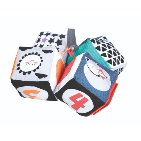 Cubos Suaves Para Apilar Black & White De Clementoni-2
