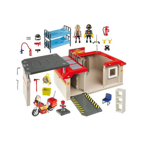 Playmobil Juego de estación de Bomberos 5663-2