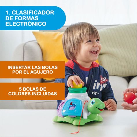 Tortuga Clasificadora de Chicco Formas y Sonidos-3