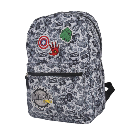 Mochila Juvenil Marvel Parches-2
