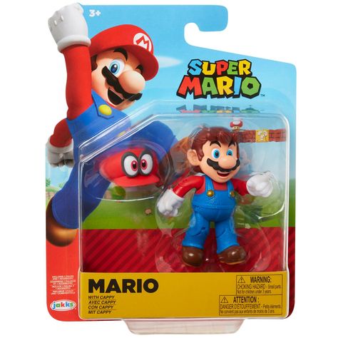 Figura de Mario Con Cappy Super Mario-0
