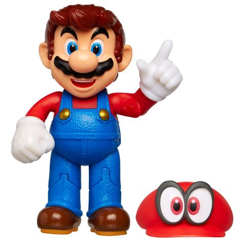 Figura de Mario Con Cappy Super Mario-1