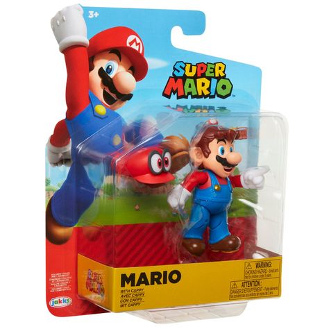 Figura de Mario Con Cappy Super Mario-5