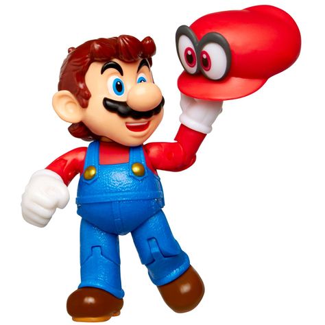 Figura de Mario Con Cappy Super Mario-7