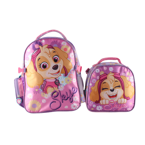 Set Mochila Satin con Lonchera Skye Paw Patrol 14"-0