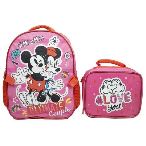 Mochila con Lonchera Minnie-0