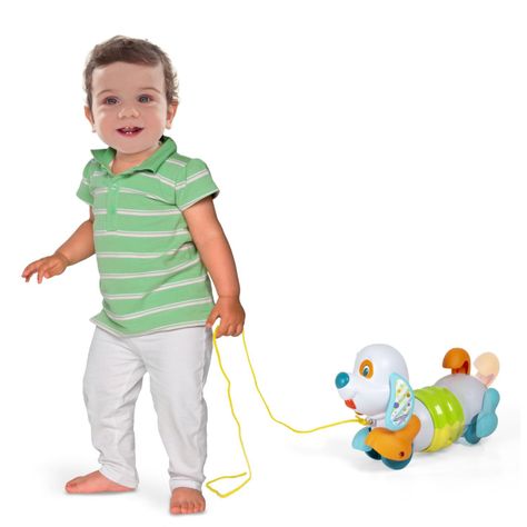 Perrito De Arrastre con Sonidos Charlie de Clementoni-1