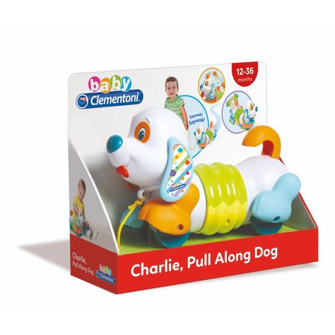 Perrito De Arrastre con Sonidos Charlie de Clementoni-3