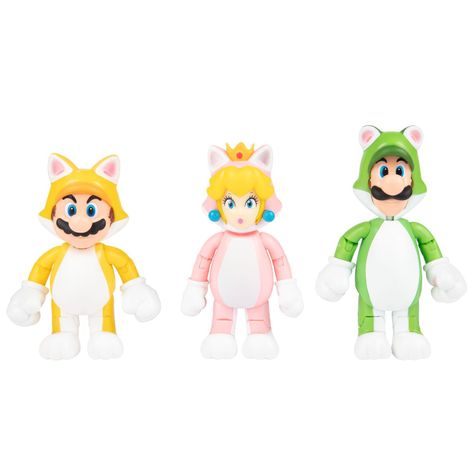 Multipack de Figuras Super Mario 3D World 4"-2