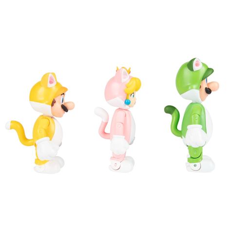 Multipack de Figuras Super Mario 3D World 4"-4