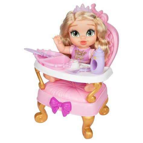 Disney Princesa Bebe Rapunzel y trono real-0