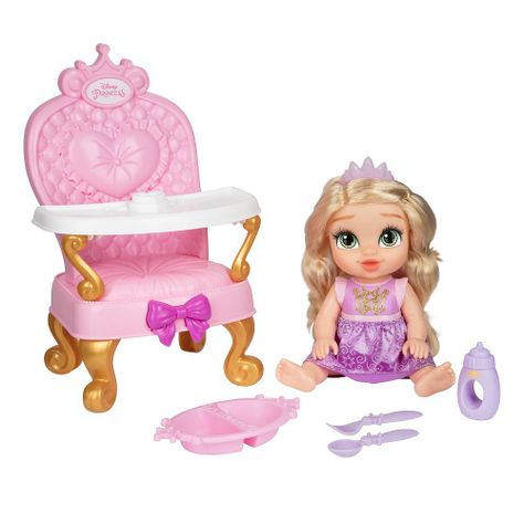 Disney Princesa Bebe Rapunzel y trono real-1