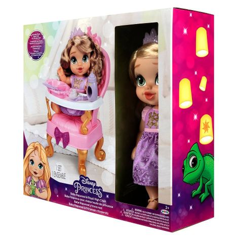 Disney Princesa Bebe Rapunzel y trono real-4