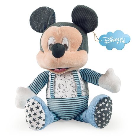 Peluche Con Ruido Blanco, Mickey Me Acompañas De Clementoni-4