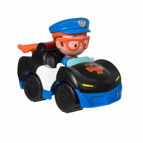 Mini Vehiculo Blippi Auto Policial-1