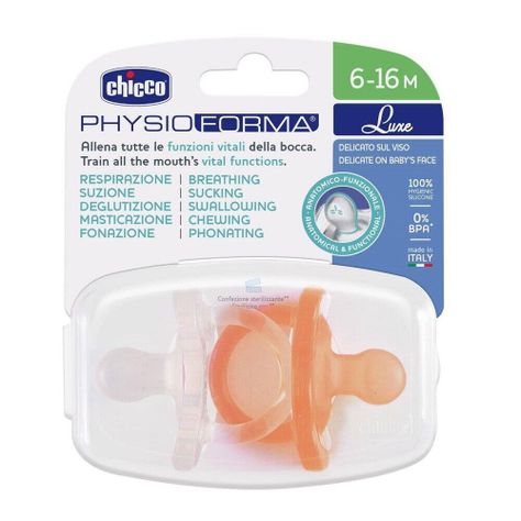 Pack de 2 Chupetes Physio Luxe 6-16M Nar-Gris Chicco-7
