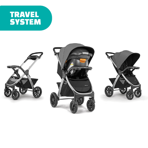 Coche Travel System Chicco Bravo con Huevito Keyfit 30-1