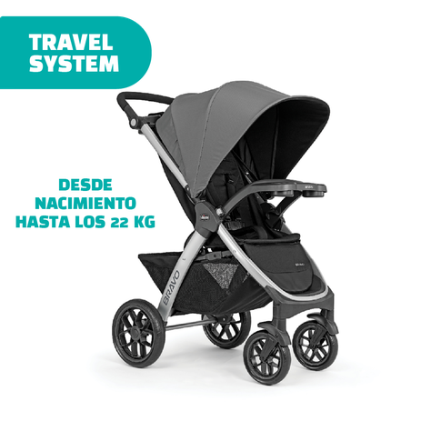 Coche Travel System Chicco Bravo con Huevito Keyfit 30-2