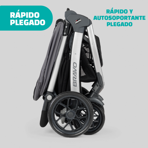 Coche Travel System Chicco Bravo con Huevito Keyfit 30-5