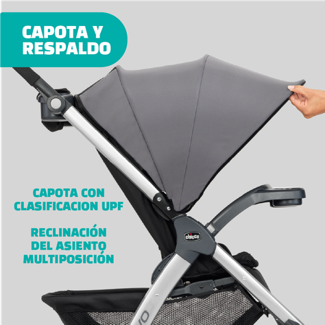Coche Travel System Chicco Bravo con Huevito Keyfit 30-6