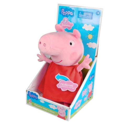 Peluche Interactivo Peppa Pig 30Cm-0