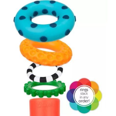 Juguete De Círculos Apilables Sassy-2