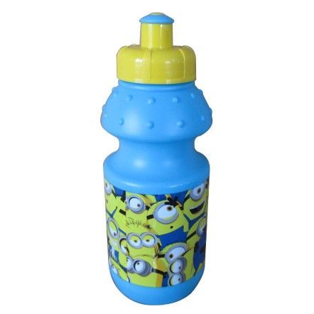 Botella Sport+ Plato C/Divisione + Set 3 Piezas Minions-1