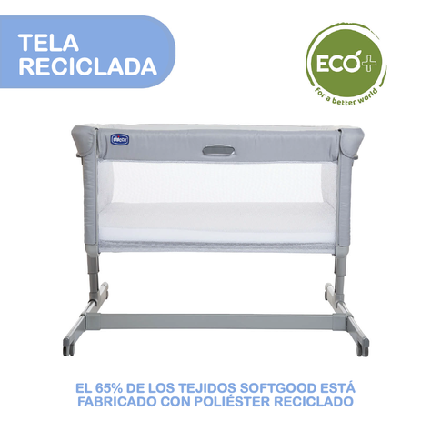 Cuna Colecho Next2Me Magic Evo Dark Grey Chicco-4