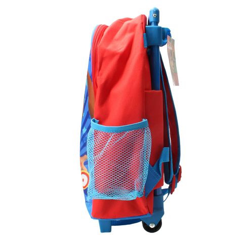 Mochila Eco-14 C/Ruedas Perro Chocolo Rojo-1