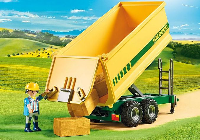Playmobil Tractor Con Remolque 70131-2