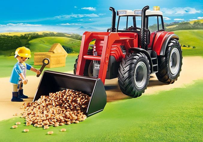 Playmobil Tractor Con Remolque 70131-4