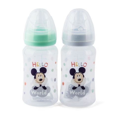 Set de 2 Mamaderas Disney Baby Mickey 240 Ml-0