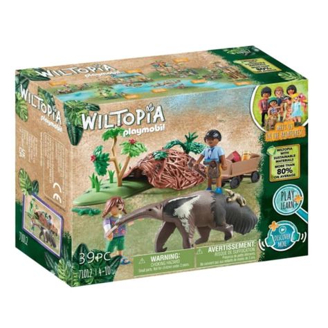 Playmobil Wiltopia - Cuidado del Oso Hormiguero - 71012-1