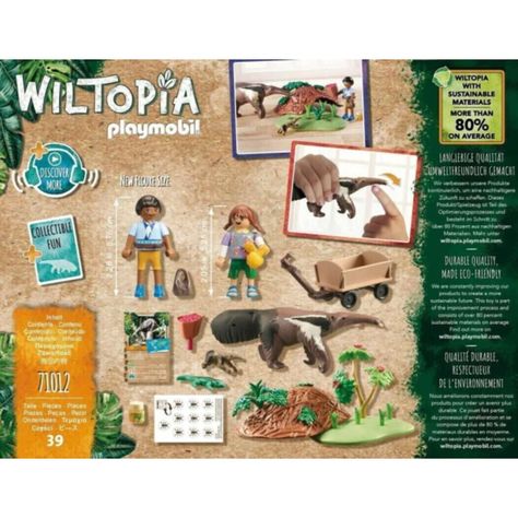Playmobil Wiltopia - Cuidado del Oso Hormiguero - 71012-7