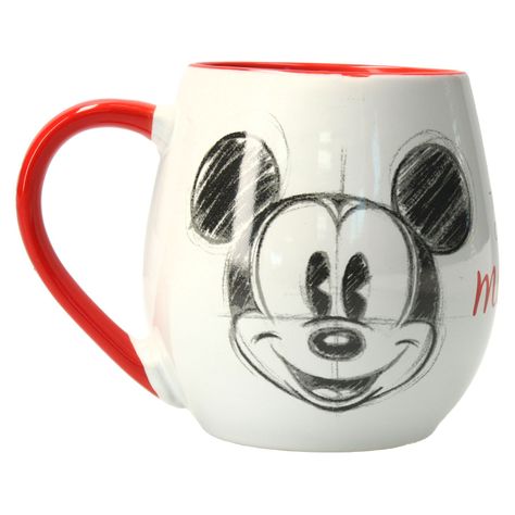 Tazon Redondo Mickey-Minnie Negro/Rojo 4 Diseños Surtido-0