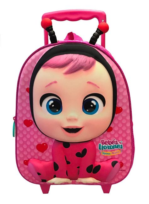Mochila 3D C/Ruedas Lady Cry Babies - Bebes Llorones-0