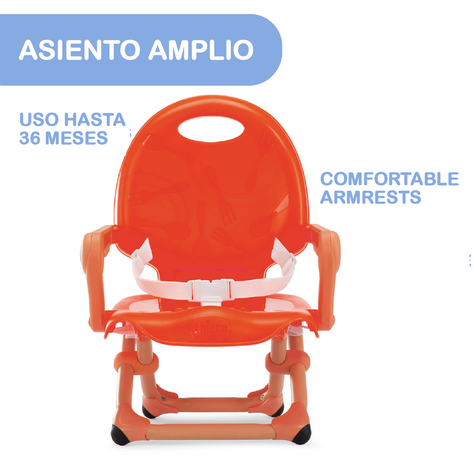 Silla para Comer Tipo Booster Pocket Snack de Chicco Red-1