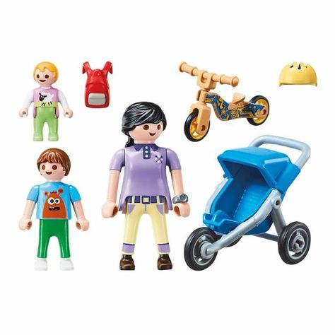 Playmobil Mamá con Niños - 70284-3