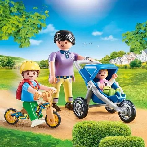Playmobil Mamá con Niños - 70284-4