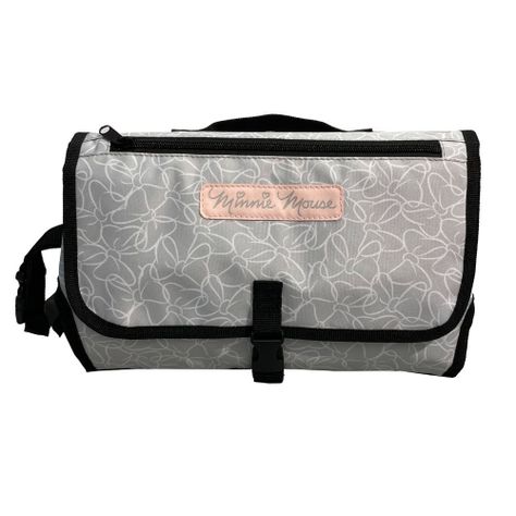 Mudador Portátil Minnie Gris-0
