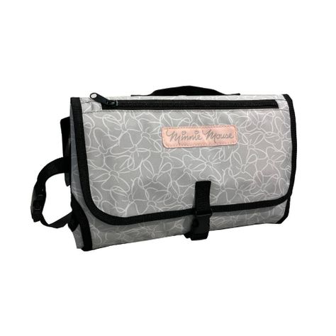 Mudador Portátil Minnie Gris-1
