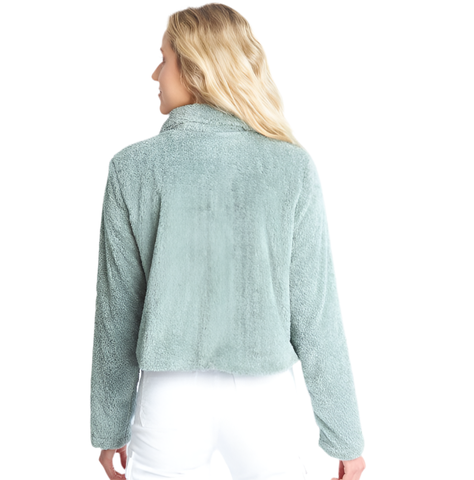 CHAQUETA PELUDA VERDE-1