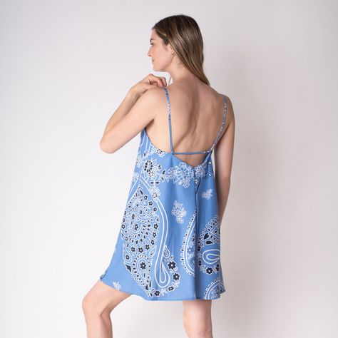 Vestido Paisley Azul-4
