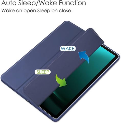 Carcasa Funda Compatible Con Samsung Tab S9 Fe Plus 12.4 - Azul-1
