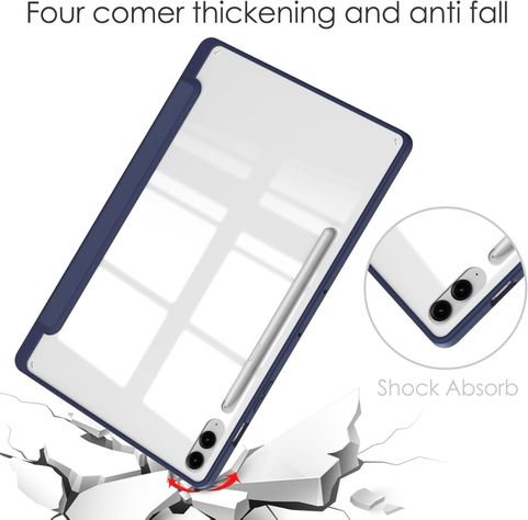 Carcasa Funda Compatible Con Samsung Tab S9 Fe Plus 12.4 - Azul-2