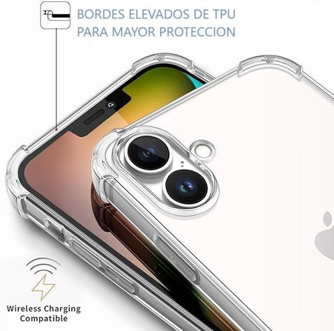 Carcasa Funda Transparente Para iPhone 16 -2