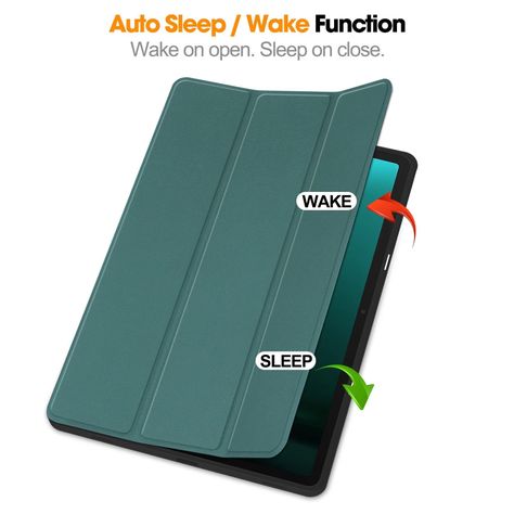 Carcasa Funda Para Samsung Galaxy Tab S9 / S9 Fe / 10.9 /11 - Verde-1