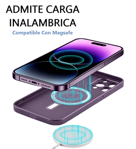 Carcasa Magsafe Con Logo Para iPhone 15 Pro Max-3