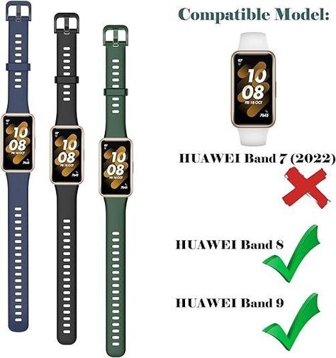 Correa Silicona Para huawei Band 9 Band 8 -3