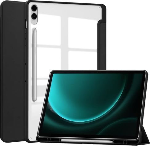 Carcasa Funda Compatible Con Samsung Tab S9 Fe plus - Negro-0